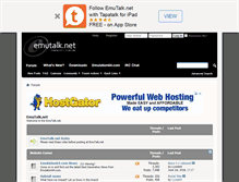 Tablet Screenshot of emutalk.net